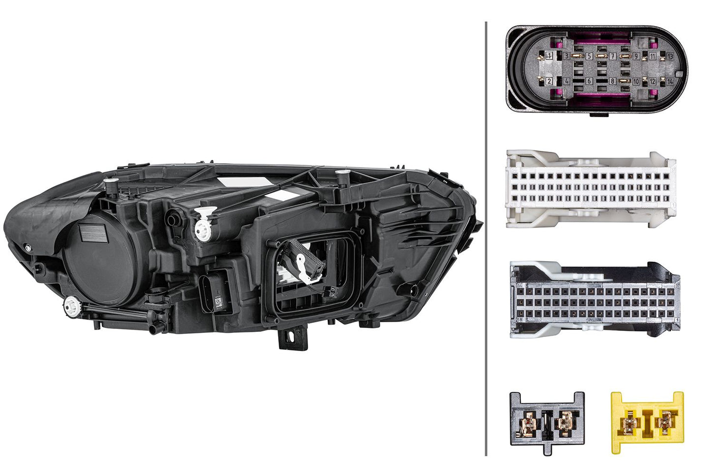 HELLA Bi-LED-Headlight - left - for e.g. Mercedes-Benz A-Class (W177) 1LX015091-931