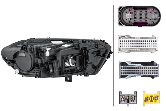 HELLA Bi-LED-Headlight - left - for e.g. Mercedes-Benz A-Class (W177) 1LX015091-931