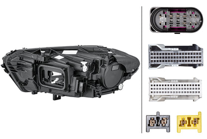 HELLA Bi-LED-Headlight - right - for e.g. Mercedes-Benz A-Class (W177) 1LX015091-941
