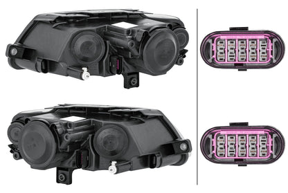 HELLA DE/Halogen-Headlight Set - 12V 1EL247014-831