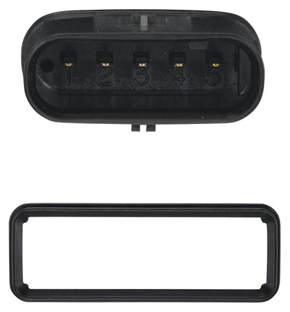 HELLA Mass Air Flow Sensor - 5-pin connector - Bolted 8ET009149-531