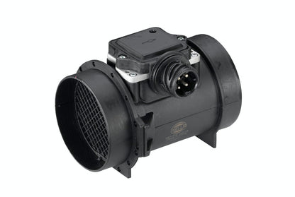 HELLA Mass Air Flow Sensor - 4-pin connector - Pipe-neck 8ET009142-061