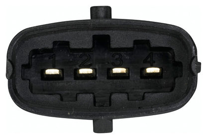 HELLA Mass Air Flow Sensor - 4-pin connector - Pipe-neck 8ET009149-131