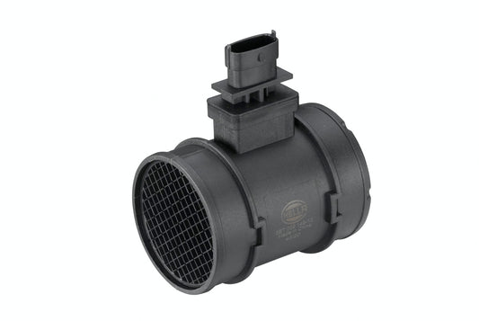 HELLA Mass Air Flow Sensor - 4-pin connector - Pipe-neck 8ET009149-131