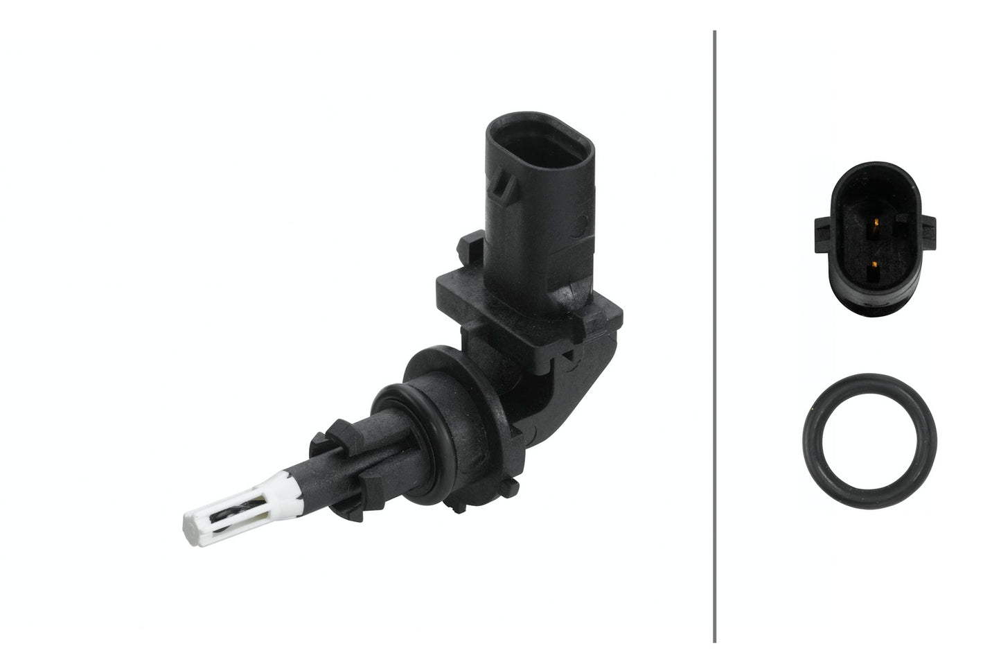 HELLA Sensor, intake air temperature - 2-pin connector 6PT009109-341