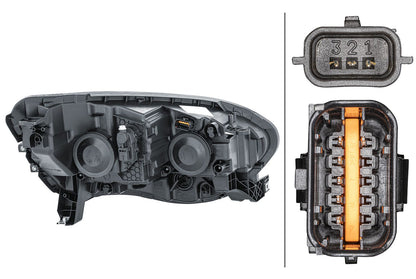 DE/Hybrid-Headlight - left - for e.g. Renault Scénic IV (J9_)