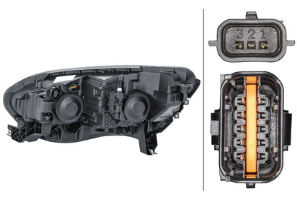 DE/Hybrid-Headlight - right - for e.g. Renault Scénic IV (J9_)