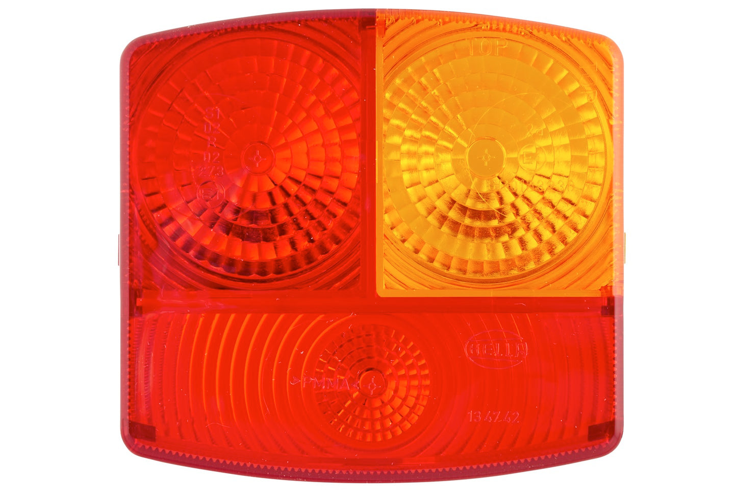 HELLA Lens, tail light assembly - Halogen - right - for e.g. DEUTZ-FAHR 9EL137308-001