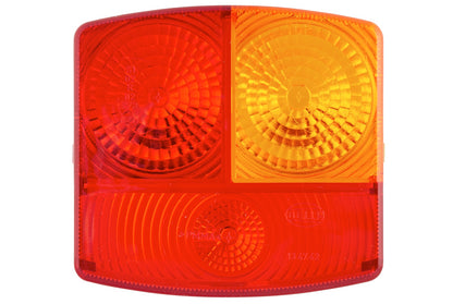 HELLA Lens, tail light assembly - Halogen - right - for e.g. DEUTZ-FAHR 9EL137308-001