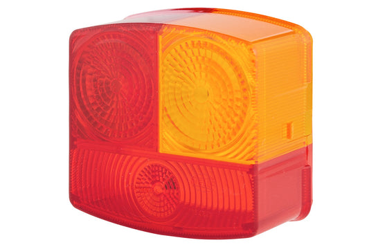 HELLA Lens, tail light assembly - Halogen - right - for e.g. DEUTZ-FAHR 9EL137308-001