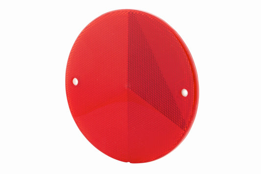 HELLA Reflector - Lens Colour: Red - round - Bolted/mounting 8RA343220-017