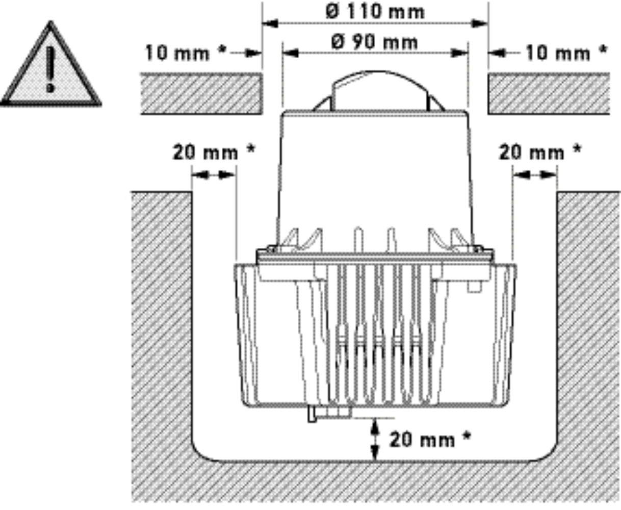HELLA Asymmetric/DE/LED-Insert, headlight - 90mm Essential L4565 - 24/12V 1LL015318-011