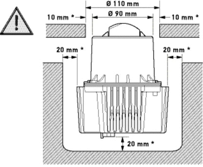 HELLA Asymmetric/LED/DE-Insert, headlight - 90mm Essential L4565 - 12/24V 1AL015318-001