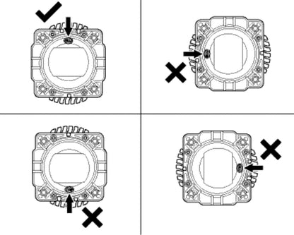 HELLA Asymmetric/DE/LED-Insert, headlight - 90mm Essential L4565 - 24/12V 1LL015318-011