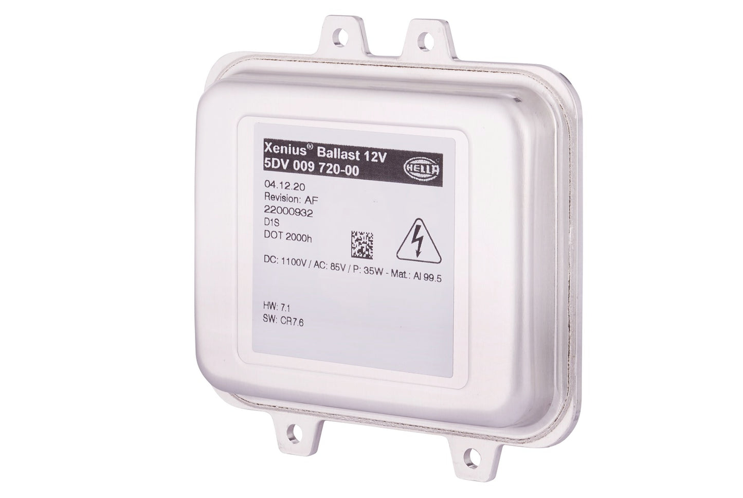 HELLA Ballast - Xenon - 12V - for e.g. Opel Astra Mk VI (J) (P10) 5DV009720-001
