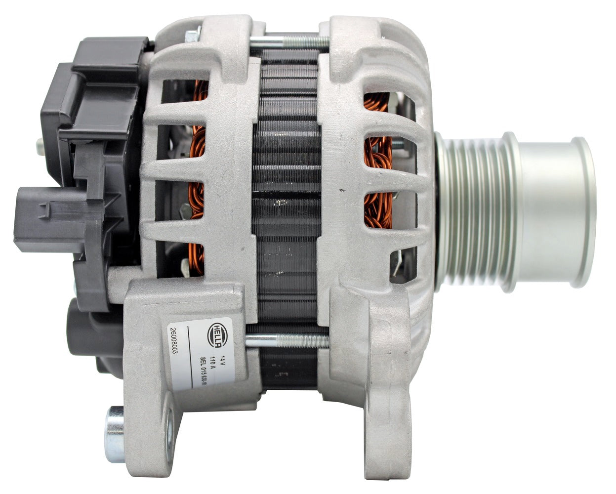 HELLA Alternator - 14V - 110A - for e.g. VW Polo (6R1, 6C1) 8EL015630-181