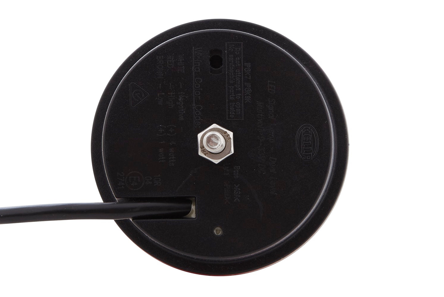 HELLA LED-Warning Light - Multi F 83mm - 12/24V - Red 2XD959010-021