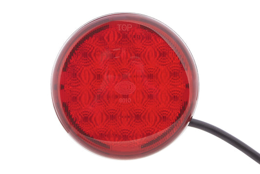HELLA LED-Warning Light - Multi F 83mm - 12/24V - Red 2XD959010-021