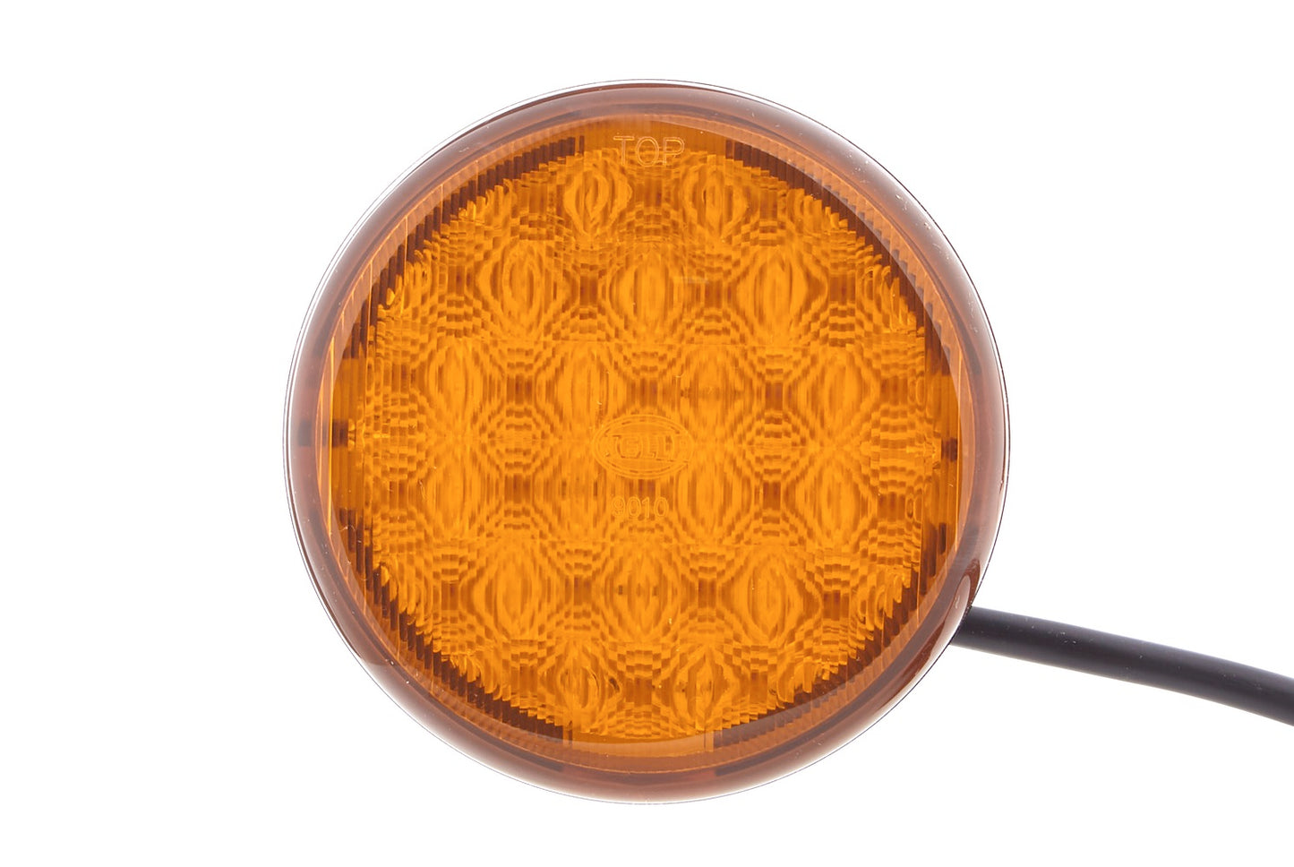 HELLA LED-Warning Light - Multi F 83mm - 12/24V - yellow (amber) 2XD959011-021