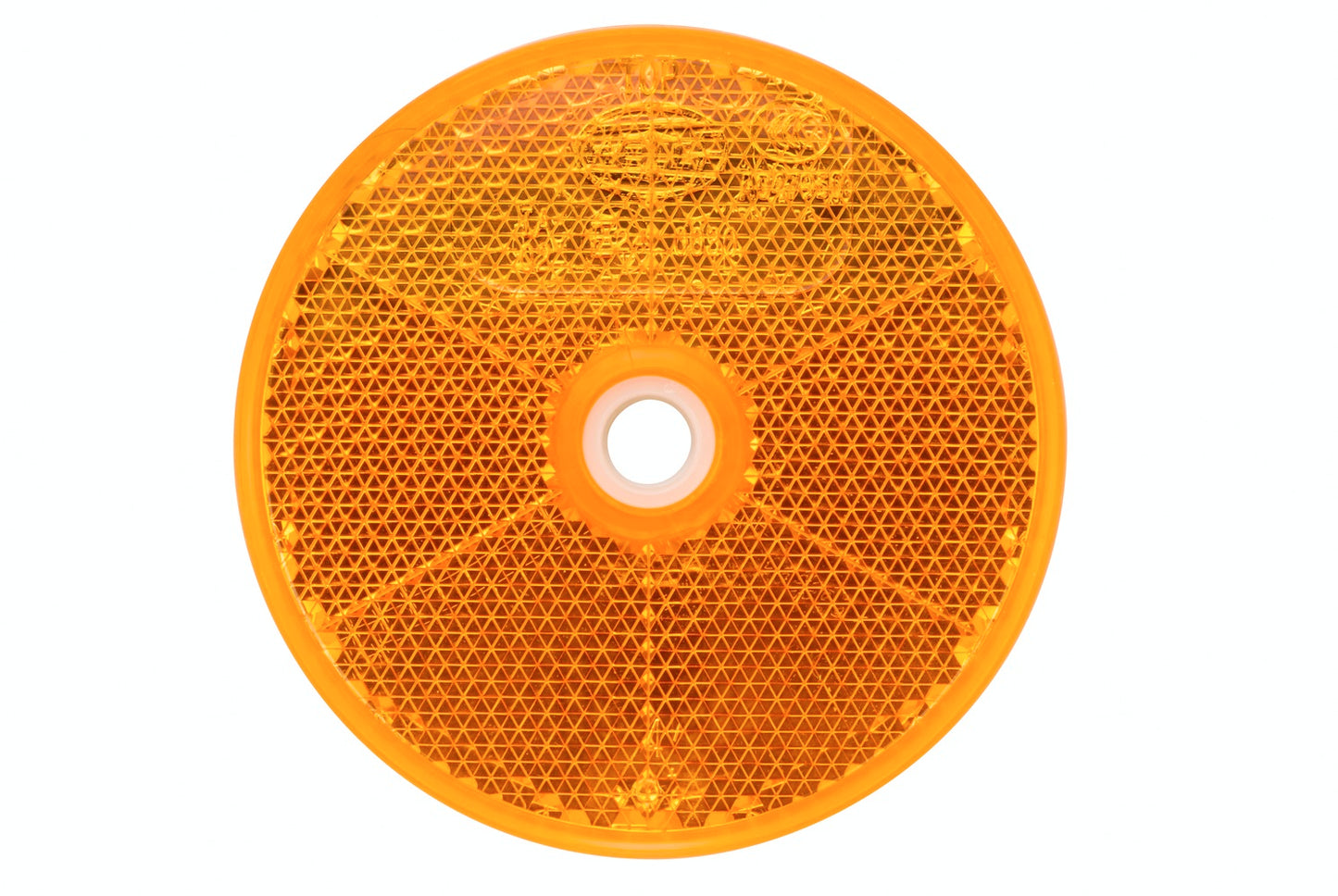 HELLA Reflector - Lens Colour: yellow (amber) - round - Bolted/mounting 8RA002014-872