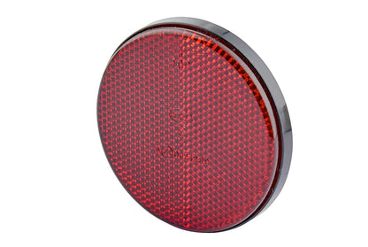 HELLA Reflector - Lens Colour: Red - round - Bolted/mounting 8RA002016-111
