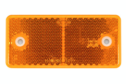 HELLA Reflector - Lens Colour: yellow (amber) - rectangular - Bolted/mounting 8RA003326-011