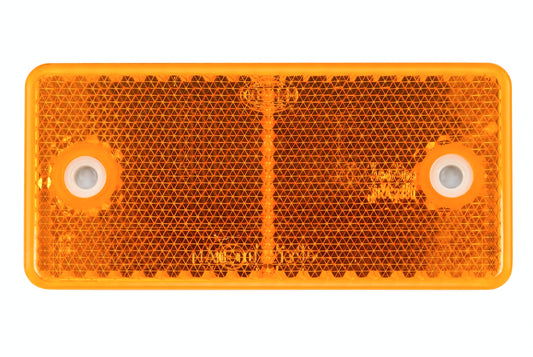 HELLA Reflector - Lens Colour: yellow (amber) - rectangular - Bolted/mounting 8RA003326-011