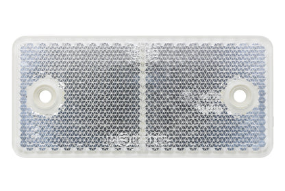 HELLA Reflector - Lens Colour: White - rectangular - Bolted/mounting 8RA003326-021