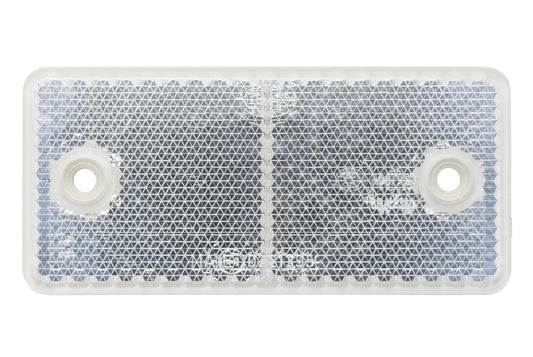 HELLA Reflector - Lens Colour: White - rectangular - Bolted/mounting 8RA003326-021