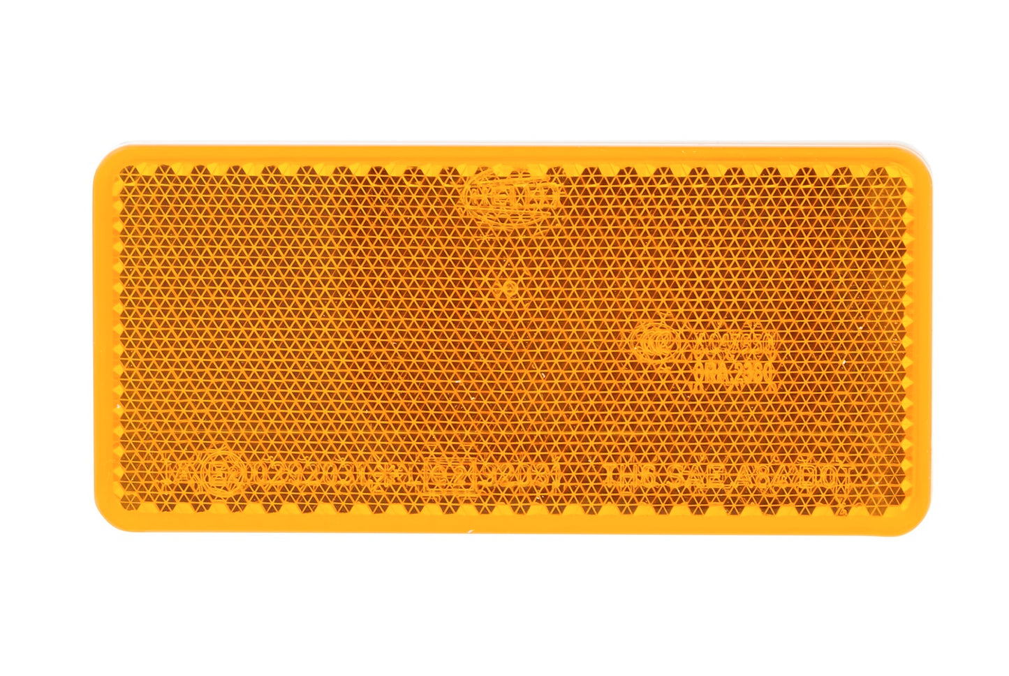 HELLA Reflector - Lens Colour: yellow (amber) - rectangular - Glued/mounting 8RA003326-041