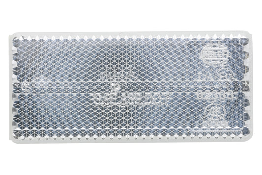 HELLA Reflector - Lens Colour: White - rectangular - Glued/mounting 8RA004412-011