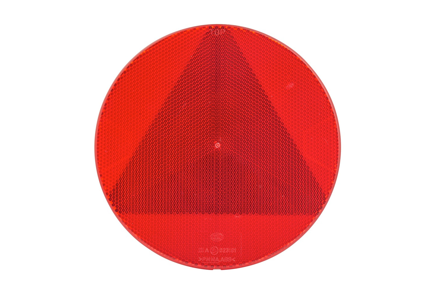 HELLA Reflector - Lens Colour: Red - round - Glued/mounting 8RA343220-007
