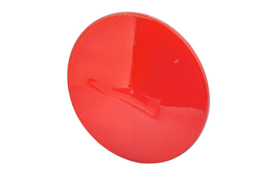 HELLA Reflector - Lens Colour: Red - round - Glued/mounting 8RA343220-007