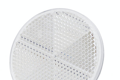 HELLA Reflector - Lens Colour: White - round - Glued/mounting 8RA002014-291