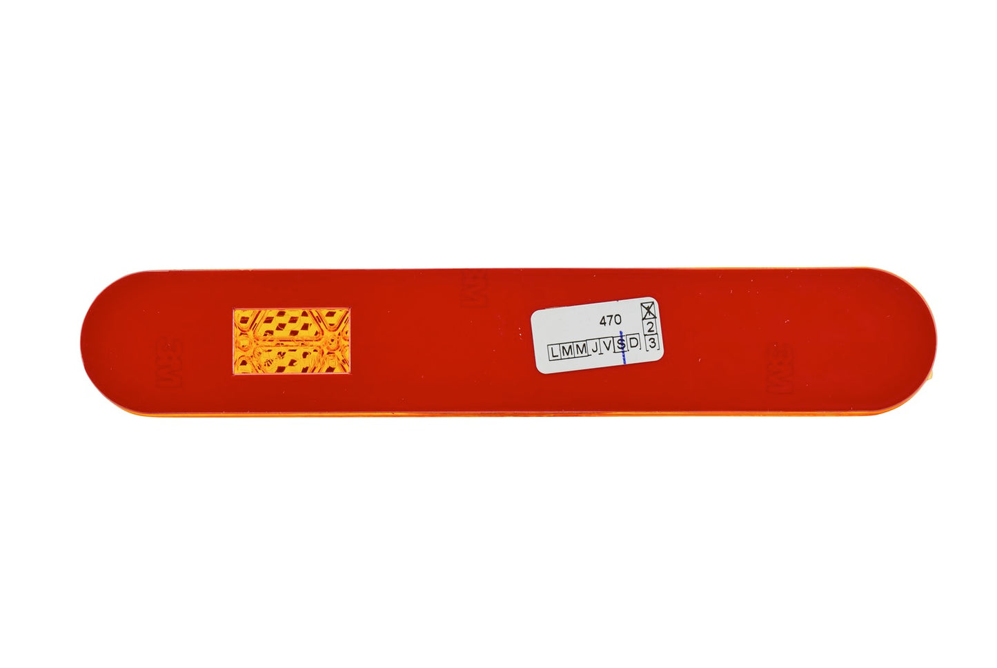 HELLA Reflector - Lens Colour: yellow (amber) - oval - Glued/mounting 8RA009226-127