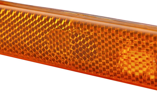 HELLA Reflector - Lens Colour: yellow (amber) - oval - Glued/mounting 8RA009226-127