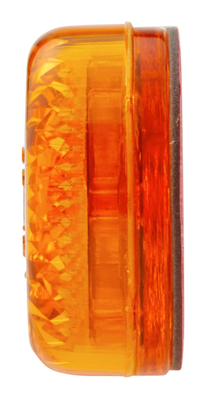 HELLA Reflector - Lens Colour: yellow (amber) - oval - Glued/mounting 8RA009226-127