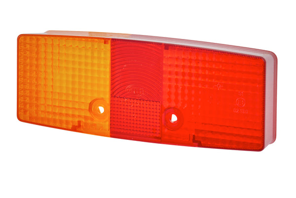 HELLA Lens, tail light assembly - Halogen - left - for e.g. Fendt 9EL118697-001