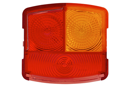 HELLA Lens, tail light assembly - Halogen - left - for e.g. DEUTZ-FAHR 9EL134739-001