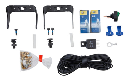 HELLA DE/Halogen-Front Fog Light Set - Micro DE - 12V 1NL008090-821
