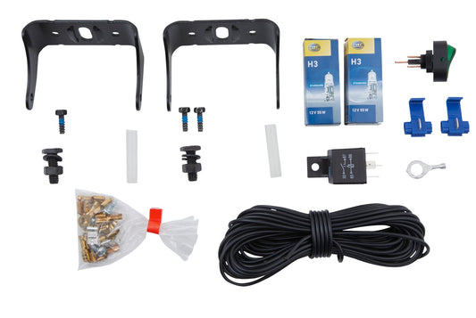 HELLA DE/Halogen-Front Fog Light Set - Micro DE - 12V 1NL008090-821