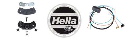 HELLA Halogen-Front Fog Light - Luminator Metal - 24/12V 1N8007560-031