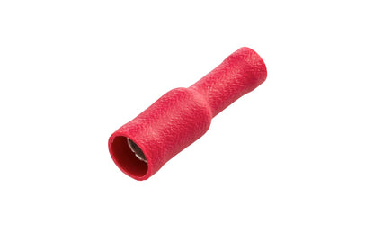 HELLA Cable Connector - red - 0.5mm² - 1.0mm² - Length: 24.5mm - Ø: 4mm - Brass - Quan 8KW045145-812