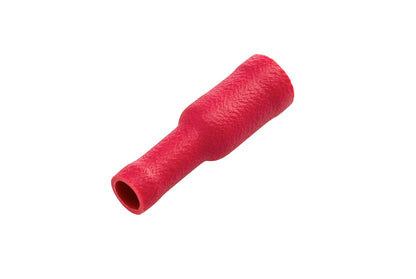 HELLA Cable Connector - red - 0.5mm² - 1.0mm² - Length: 24.5mm - Ø: 4mm - Brass - Quan 8KW045145-812