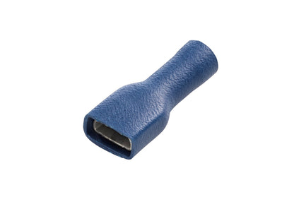 HELLA Cable Connector - blue - 1.5mm² - 2.5mm² - Length: 21.8mm - Brass - Quantity: 8 8KW708374-812