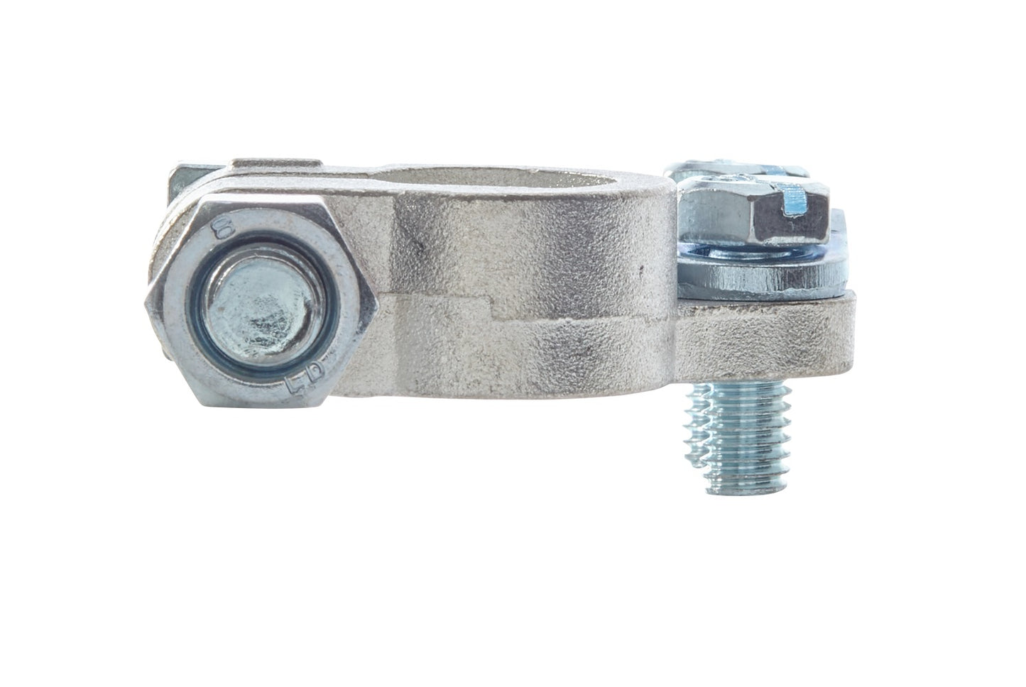 HELLA Battery Terminal Clamp - for positive terminal/Cast Part - Battery Terminal Ø: 1 8KX043021-031