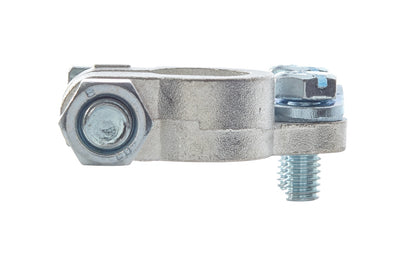 HELLA Battery Terminal Clamp - for positive terminal/Cast Part - Battery Terminal Ø: 1 8KX043021-031