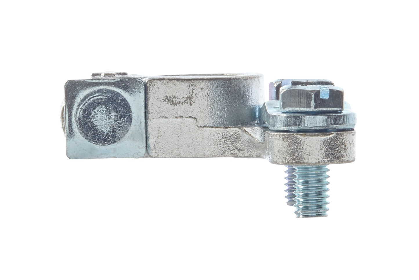 HELLA Battery Terminal Clamp - for positive terminal/Cast Part - Battery Terminal Ø: 1 8KX091450-031