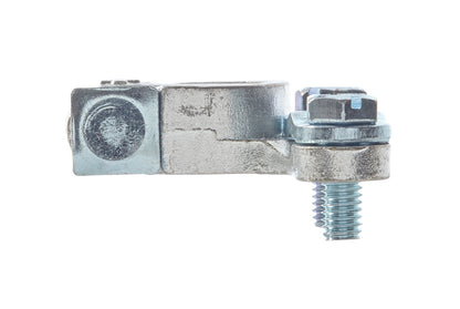 HELLA Battery Terminal Clamp - for positive terminal/Cast Part - Battery Terminal Ø: 1 8KX091450-031