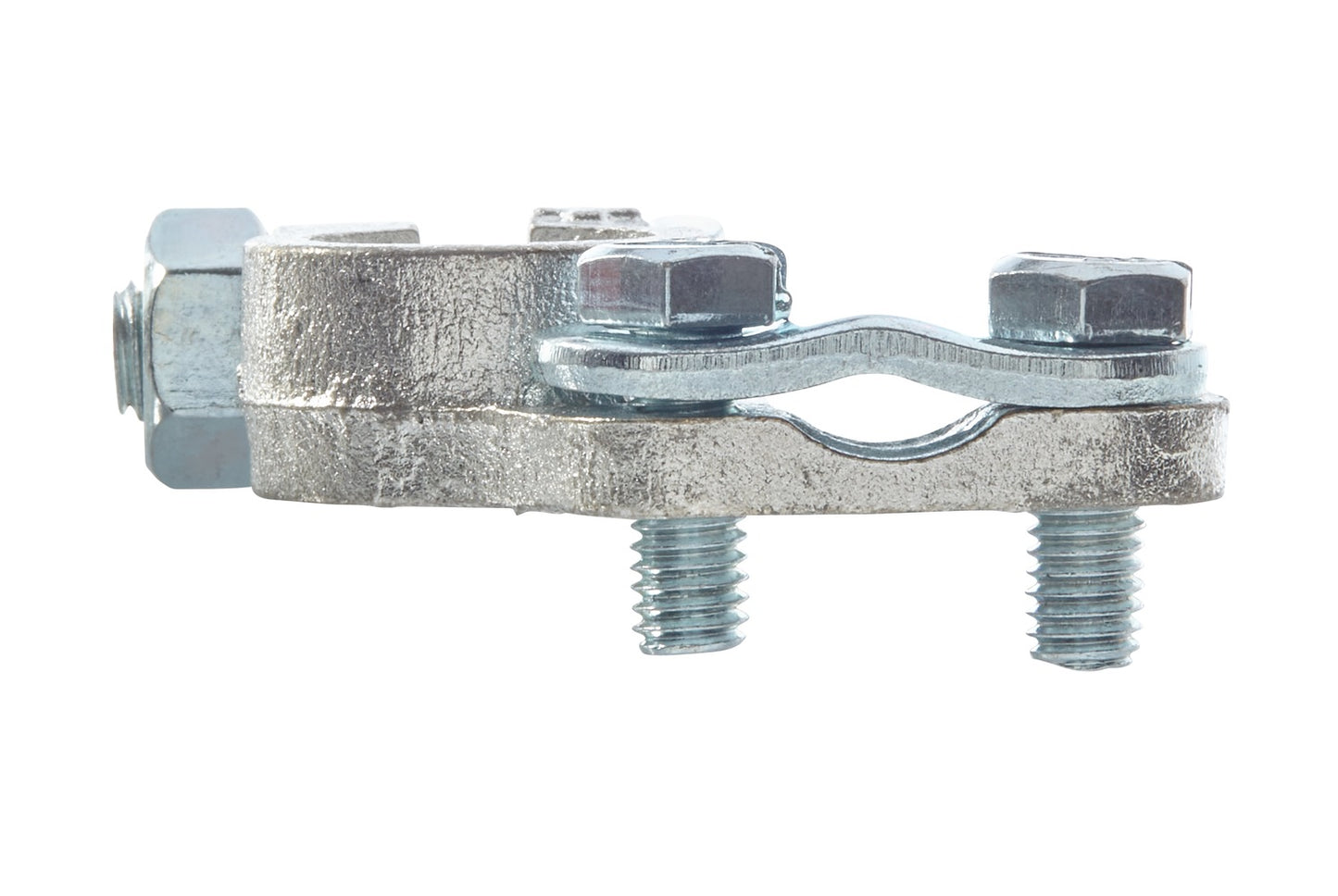 HELLA Battery Terminal Clamp - for positive terminal/Cast Part - Battery Terminal Ø: 1 8KX091451-031